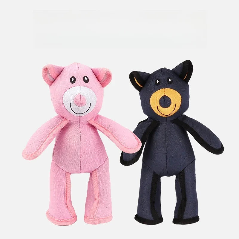 Dog Toys Domineering Chewers Plush Dogs Squeaking Toys Teddy Bear Keep Busy Durable Tough Heavy-duty Chew Dog Toys Large Dogs
