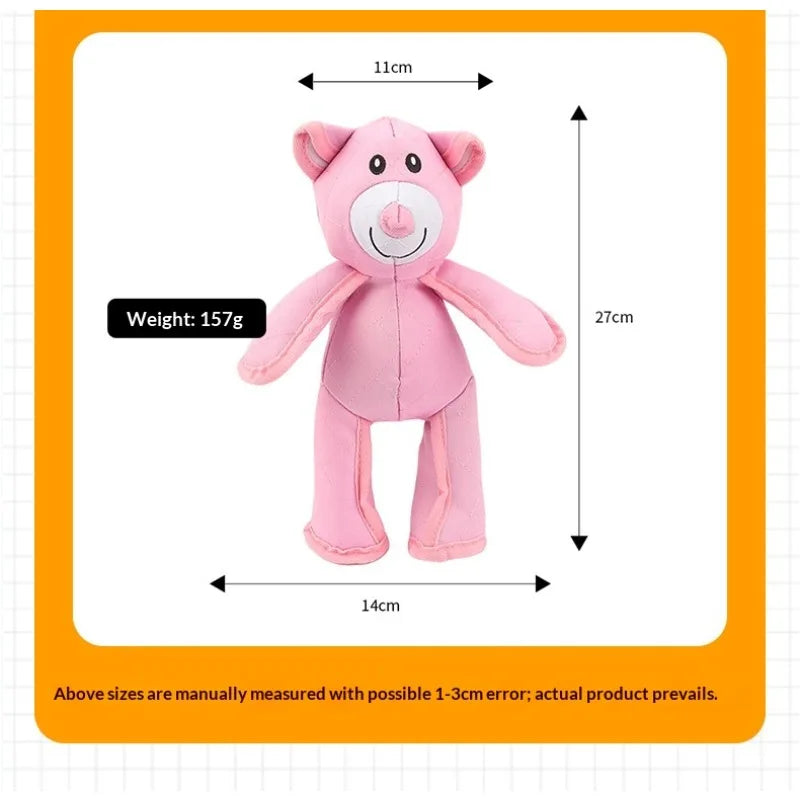 Dog Toys Domineering Chewers Plush Dogs Squeaking Toys Teddy Bear Keep Busy Durable Tough Heavy-duty Chew Dog Toys Large Dogs