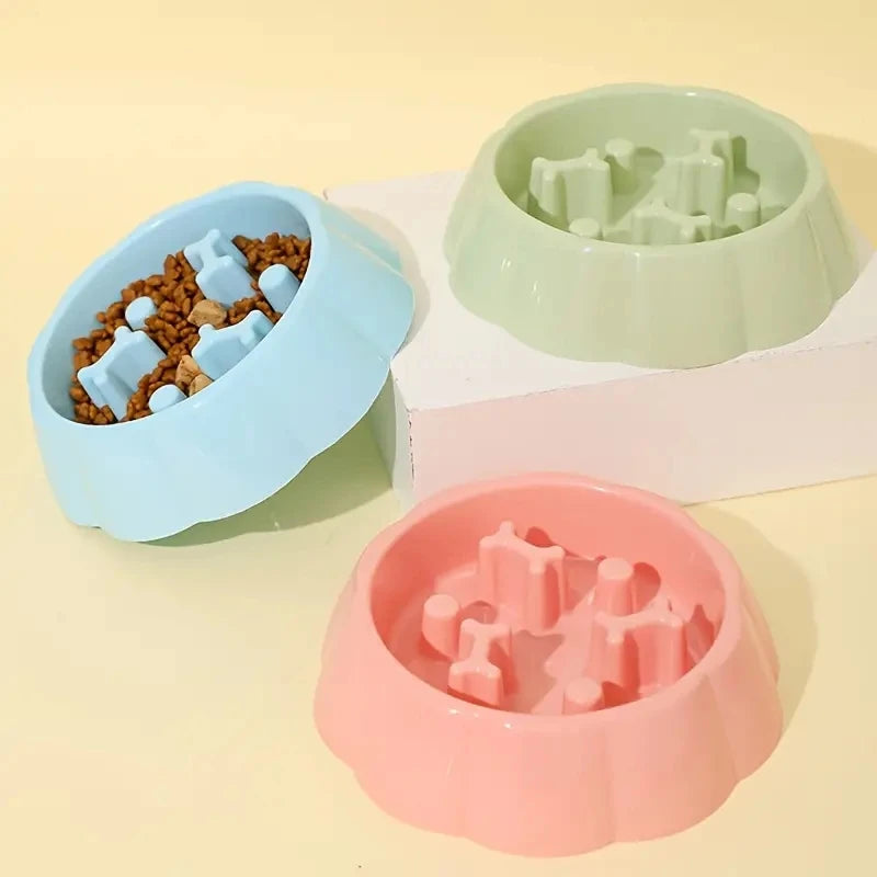 Anti-Choking Slow Feeder Dog Bowl