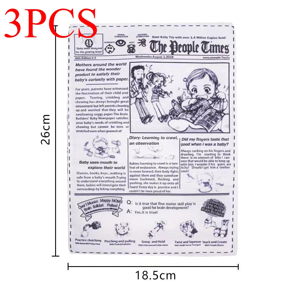 3 pieces Dog toys are durable, chew-relieving, dull-sounding newspaper toy for teddy and corgi, small to medium pet supplies