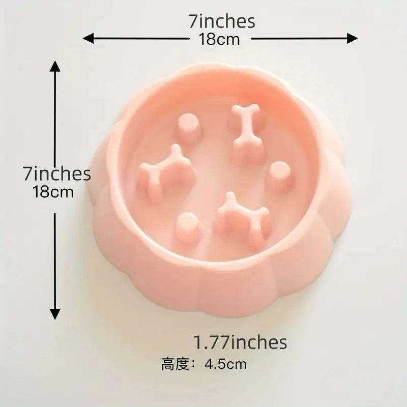 Anti-Choking Slow Feeder Dog Bowl