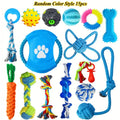 15PCS Dog Toys for Aggressive Chewers,Durable Rope Tug-of-War Chew Sticks &Unbreakable Rubber Balls for Small Medium Large Breed
