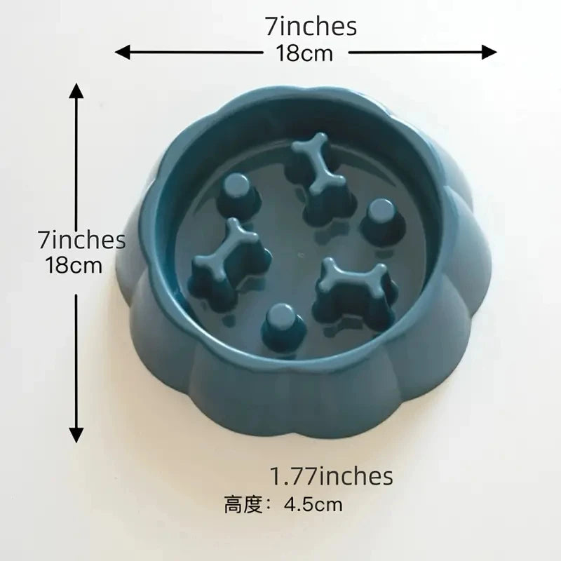 Anti-Choking Slow Feeder Dog Bowl
